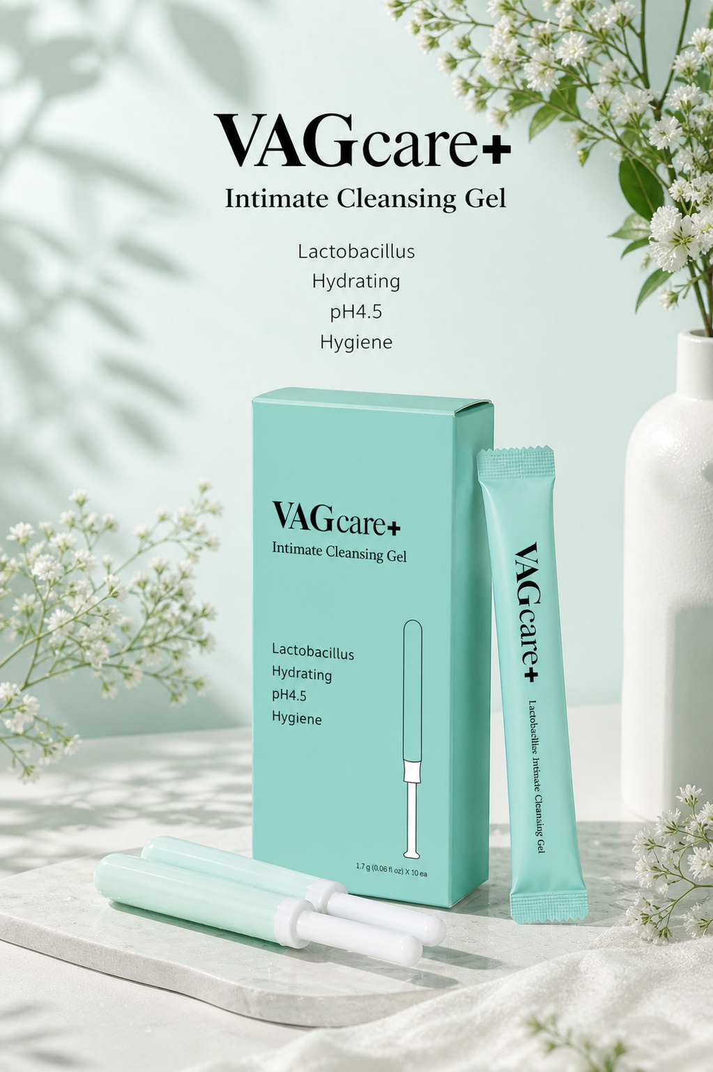 韓國VAGcare+益生菌女性私密護理凝膠〖 減少99%念珠菌， 舒緩陰道不適，除異味，提升彈性，改善暗沉，強效保濕〗